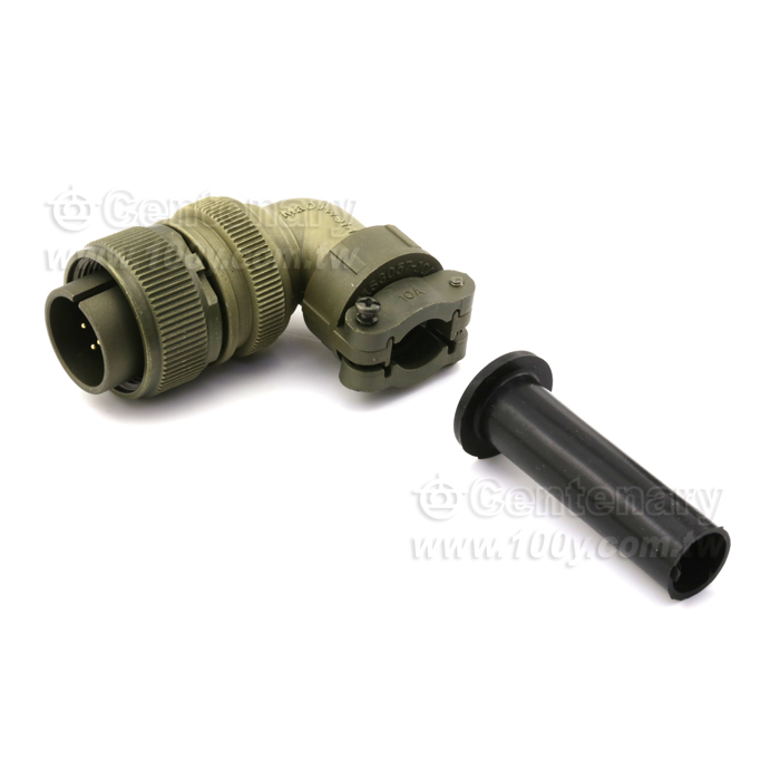 10P公端90度彎管接頭+電纜夾 - 120594 產品圖片