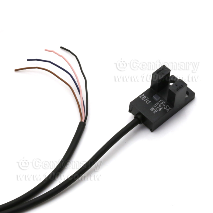 光遮斷器 NPN溝寬5mm 線1m - 111606 產品圖片