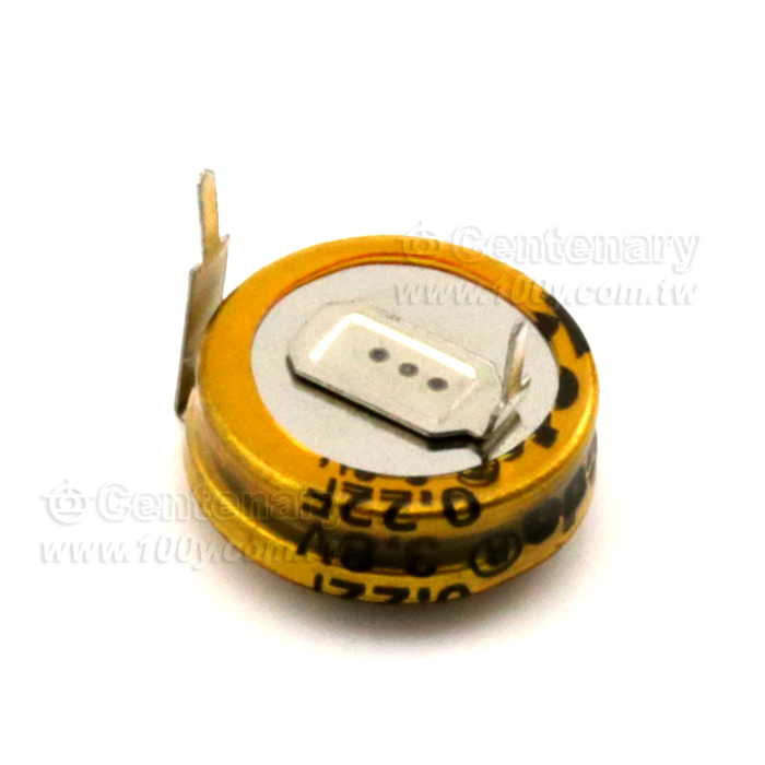 超級法拉電容 0.22F/3.6V  12*4.5*10mm H Type - 121896 產品圖片