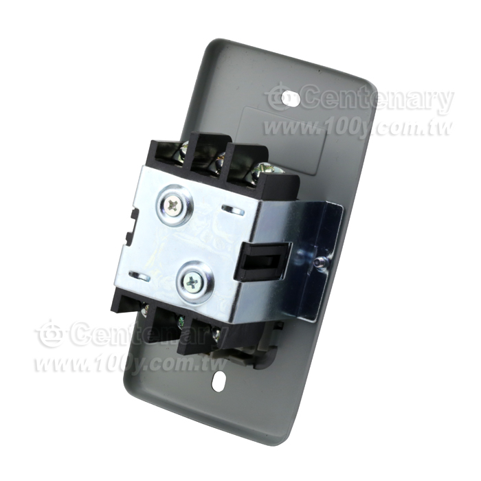 埋入型動力押扣開關 (無附座) 3P/15A/2.2KW - 107378 產品圖片
