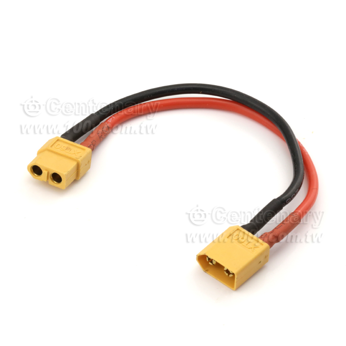 Xt60-1 male and 1 female - extension cord -15cm - 121854 Product Image