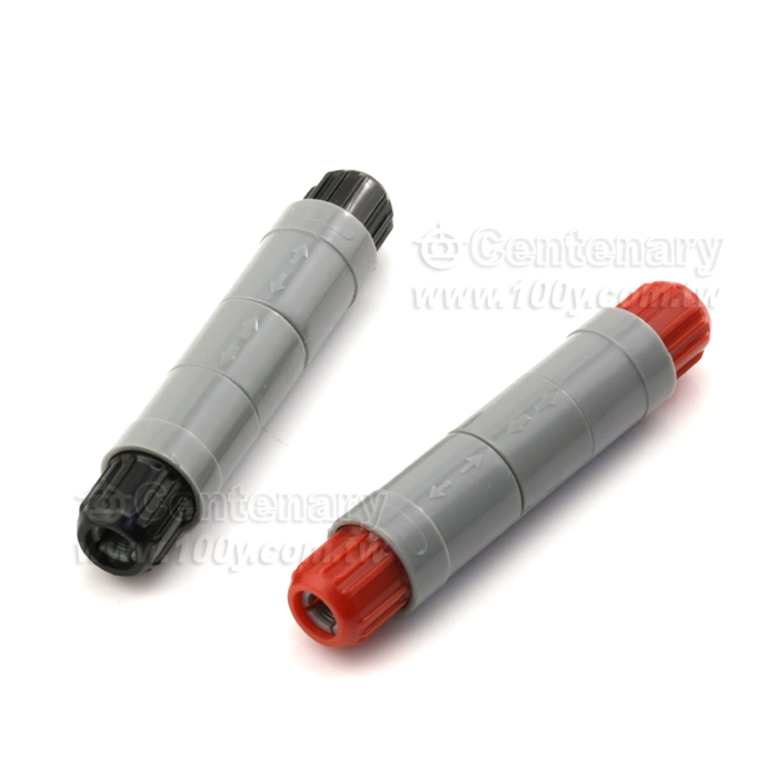 推拉自鎖連接器 4P 黑 - 121426 產品圖片