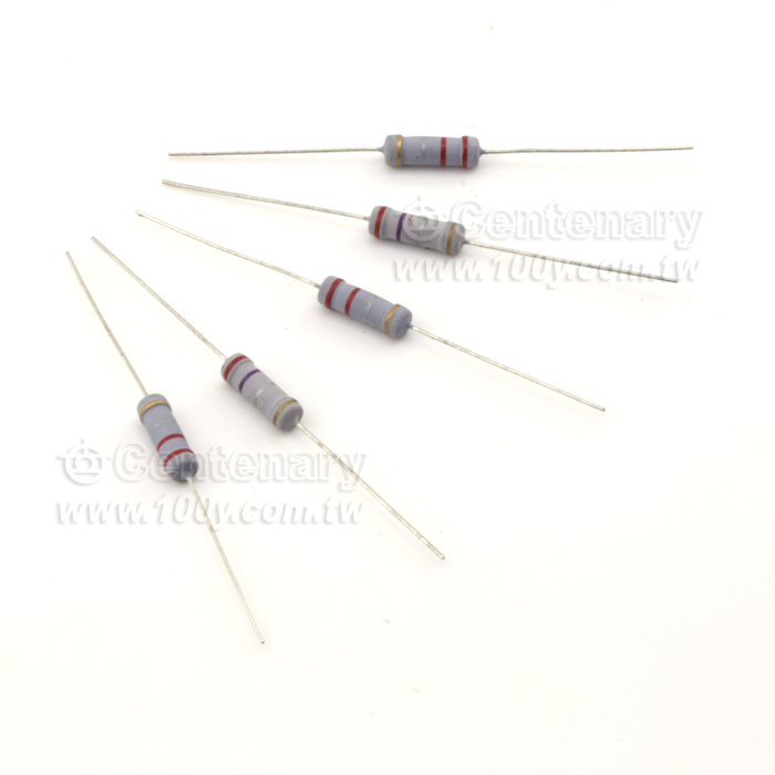 1W metal film resistor - 122393 Product Image