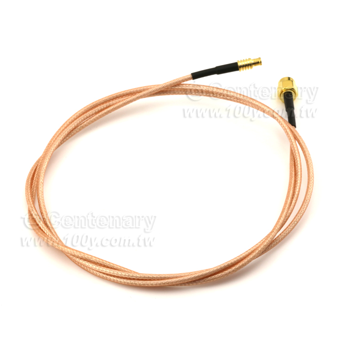 SMA公頭對MCX公頭RG316鍍銀線1M - 66077 產品圖片