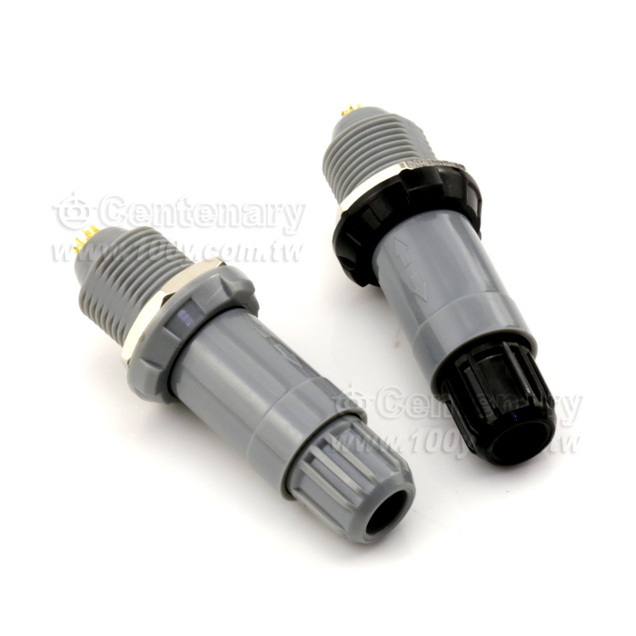 Circular Push-Pull Self Locking Plastic Connector - 121461 Product Image