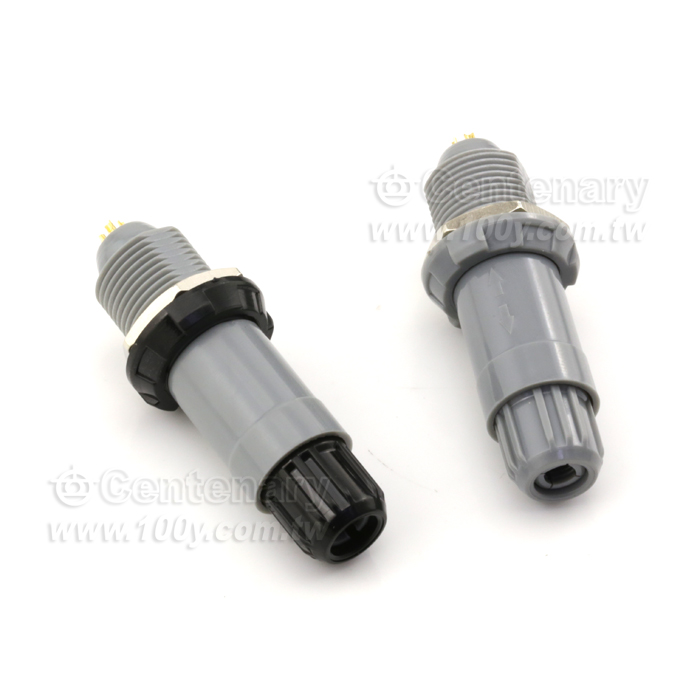 Circular Push-Pull Self Locking Plastic Connector - 121431 Product Image