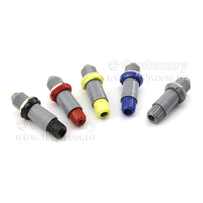 Circular Push-Pull Self Locking Plastic Connector - 121466 Product Image