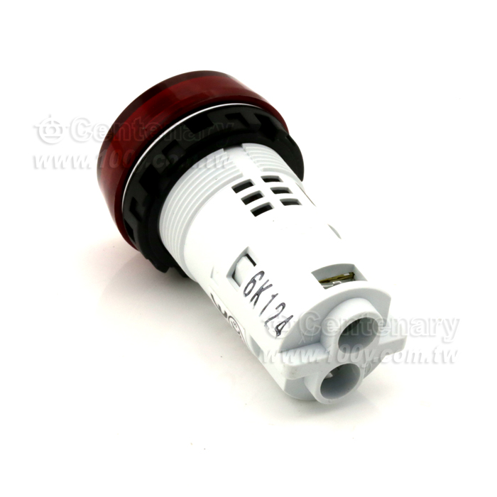 平頭指示燈 白色 24V - 122740 產品圖片