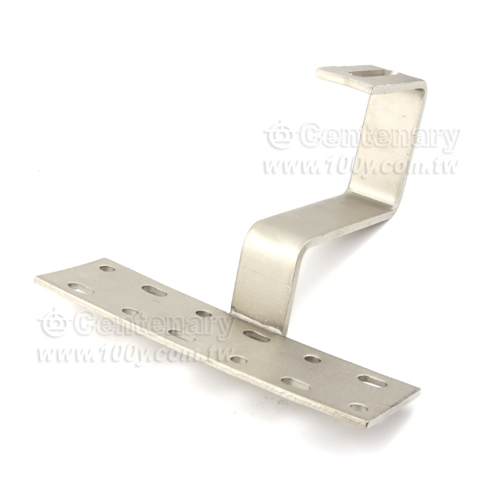 Non-adjustable solar panel flat bend hook - 122960 Product Image