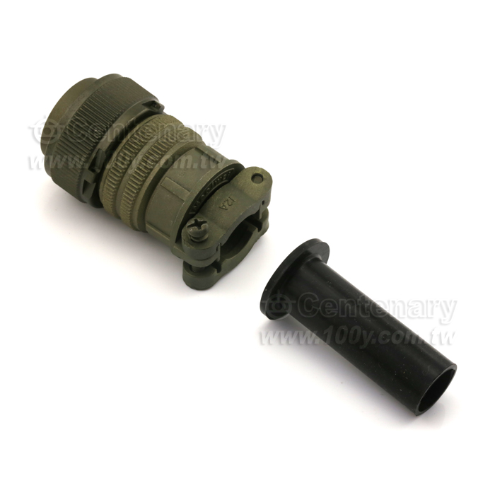 Straight Plug+Cable Strain Relief Clamp - 120729 Product Image