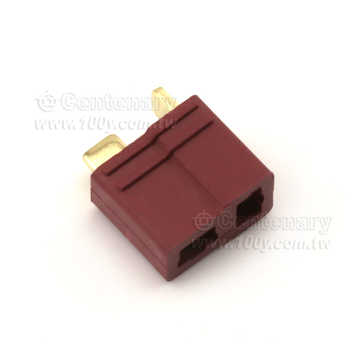 Amass新型防滑T母插頭 紅色 - 123546 產品圖片