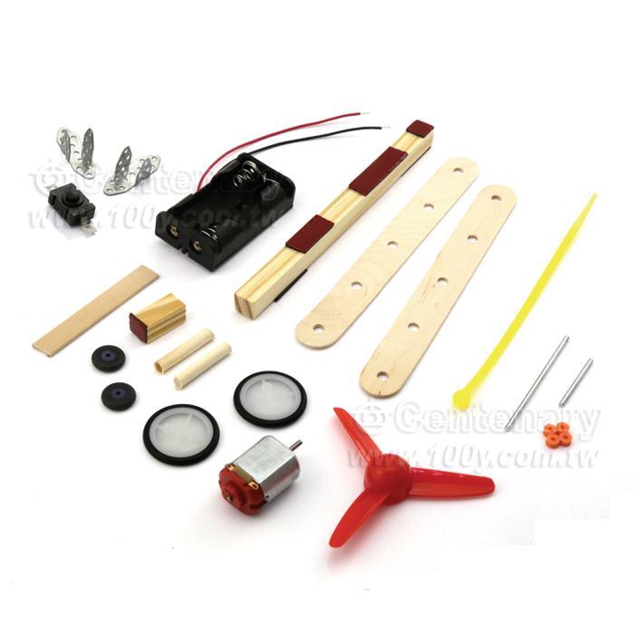 DIY玩具科技小製作風動力小飛機 - 121566 產品圖片