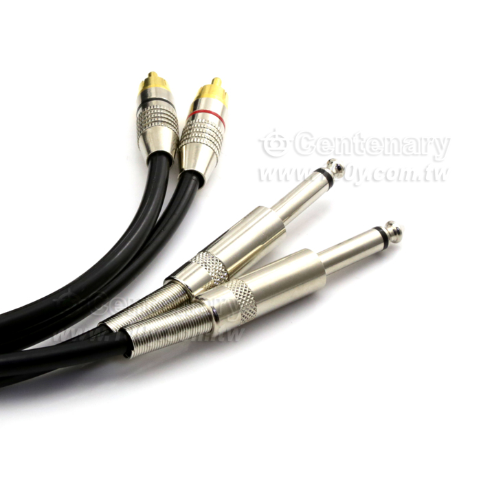 6.5 to lotus dual 6.5 to double lotus head audio cable - 123682 Product Image