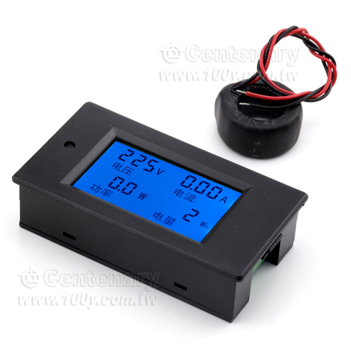 電流/0-100A 電壓80-260V 交流多功能表頭 +線圈式CT  （電流+電壓+功率+電量表） - 123726 產品圖片