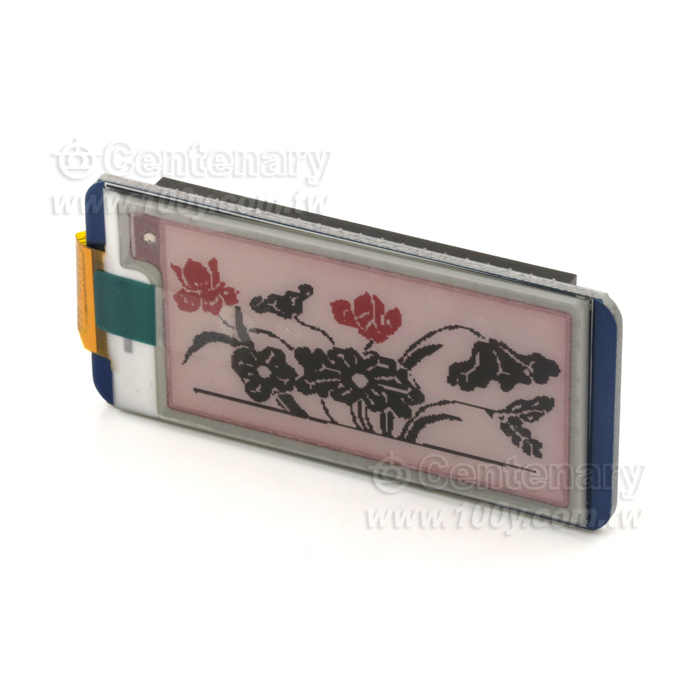 2.13" 電子墨水屏模塊 紅黑白三色顯示模塊  兼容Arduino - 124938 產品圖片