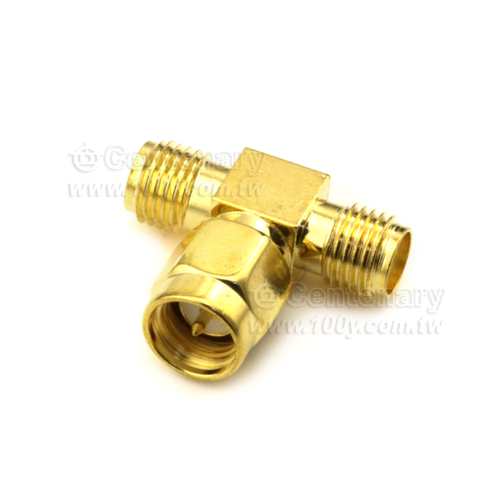 SMA射頻三通頭  SMA(F/M/F) - 124814 產品圖片