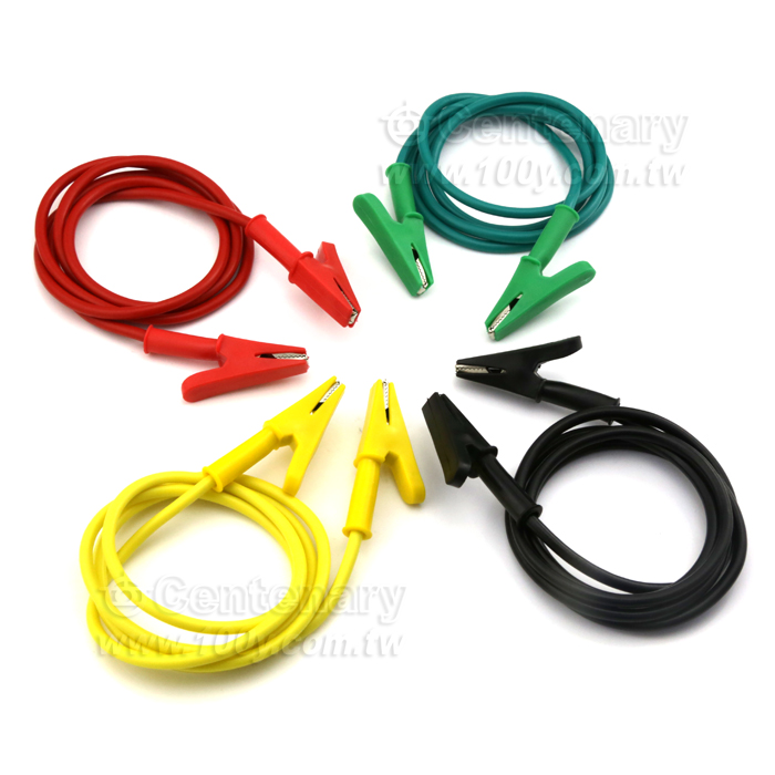 10mm Insulated Crocodile Clip Plugs Test Lead - 125367 Product Image