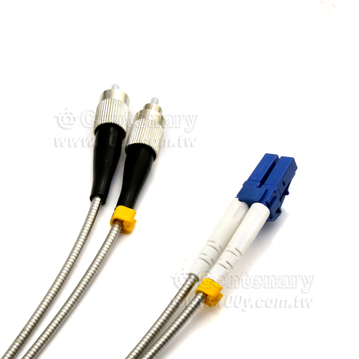 YPLINK_LC/UPC-FC/UPC 單模雙芯跳線 9/125 防水 - 125357 產品圖片