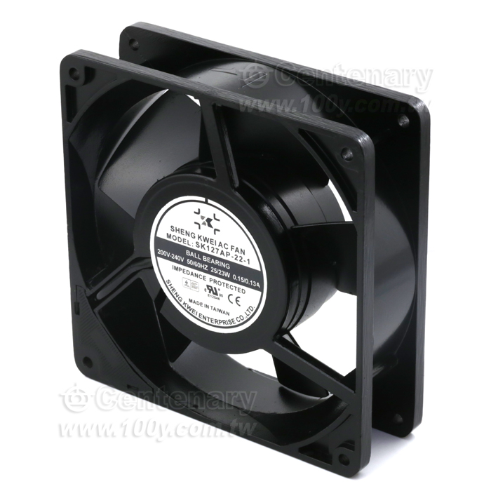 127*127*38mm 200V-240V  2線風扇 - 125454 產品圖片