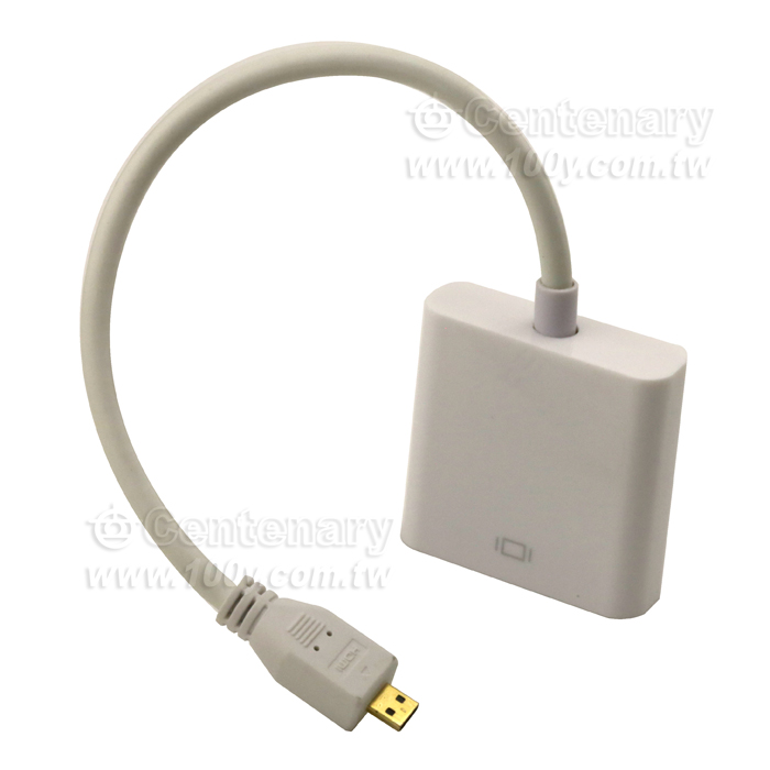 MICRO HDMI轉VGA高清接口轉接線 - 125306 產品圖片