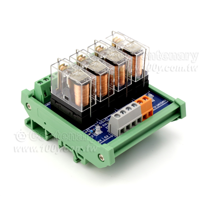 4-Way Omron Single-Group Relay Module - 44503 Product Image