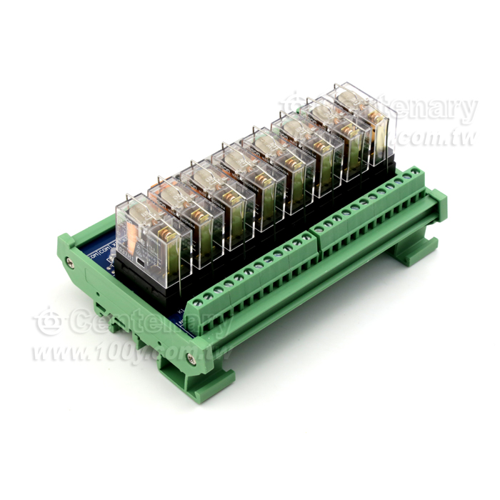 8-Way Omron Single-Group Relay Module - 44508 Product Image