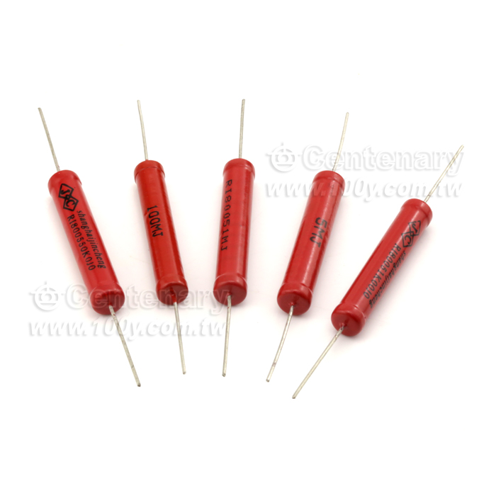 RI80 高壓玻璃釉無感電阻 5W 5MΩ - 125785 產品圖片