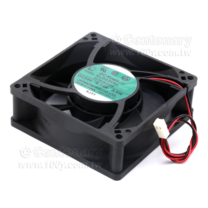 DC 24V 0.14A 3.5W( 9.3*9.3*3.3 cm)(孔位約8.4cm*8.4cm) - 125944 產品圖片