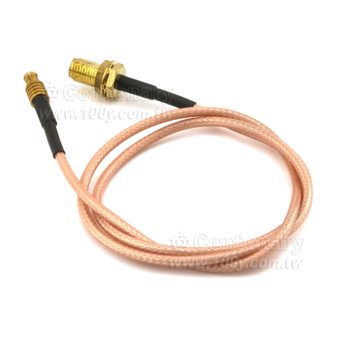 SMA母頭對MCX公頭RG316鍍銀線0.5M - 66061 產品圖片