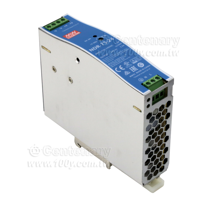 75W Single Output Industrial DIN Rail - 100848 Product Image