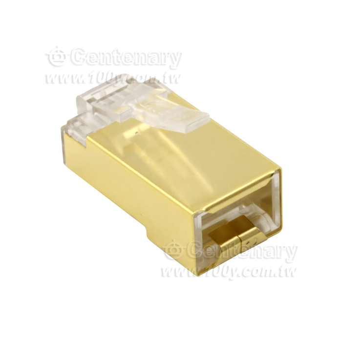 Cat.6 RJ45 8P8C 全鍍金 純銅網絡水晶頭  - 123645 產品圖片