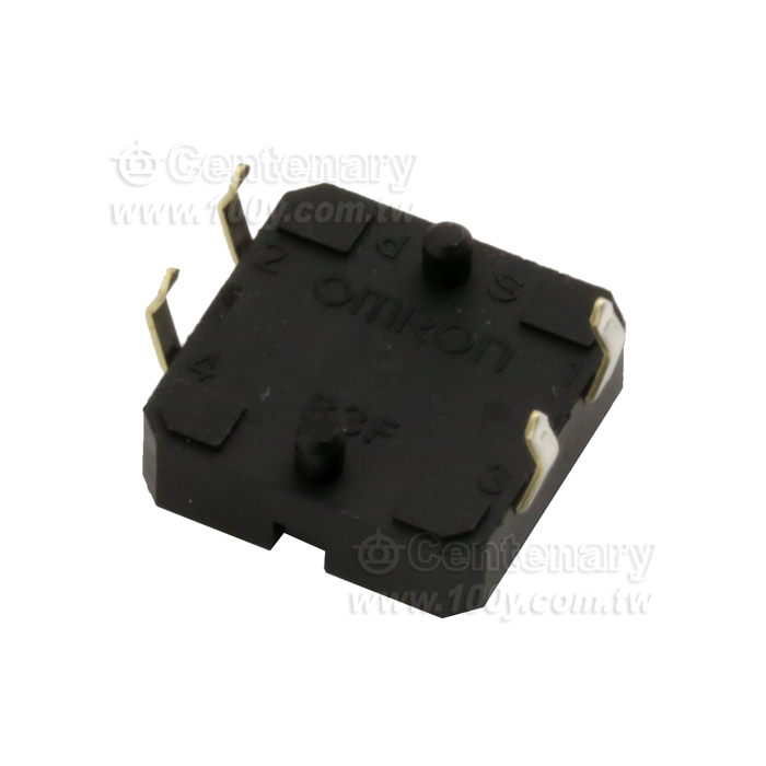 觸動開關 12*12mm Std Ht 4.3   1.27N  藍色 - 126134 產品圖片