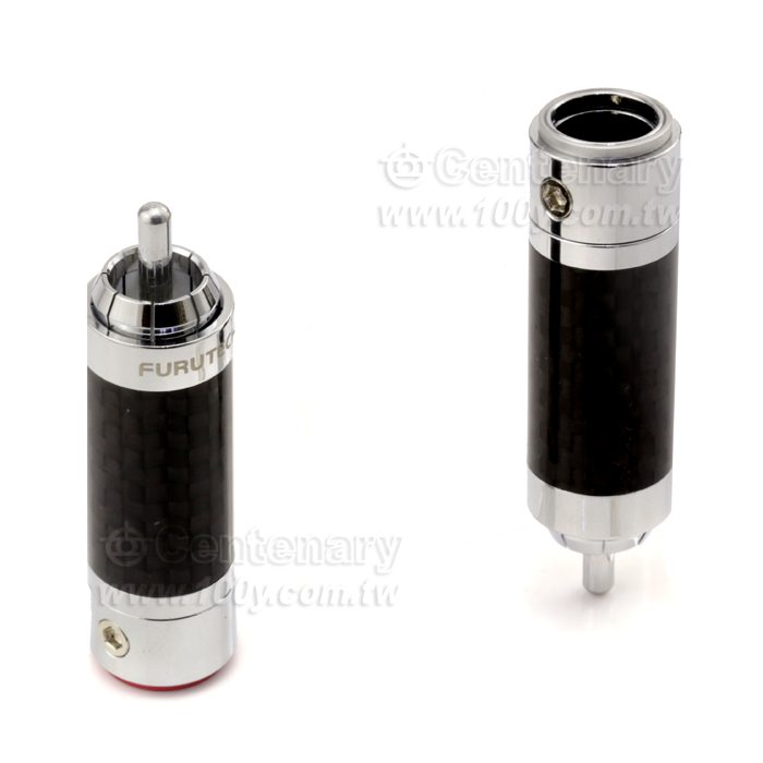 Furutech 碳纖維鍍佬 RCA蓮花頭免焊自鎖插頭 - 126057 產品圖片