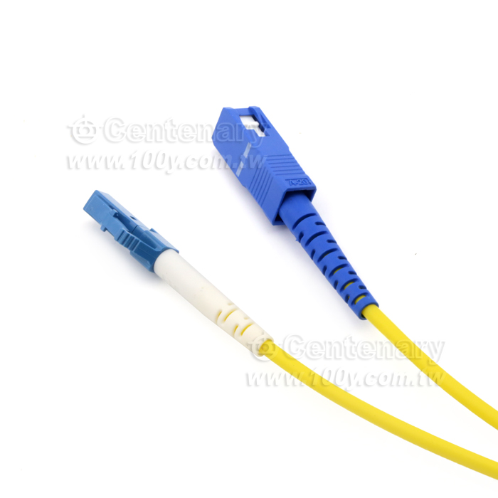 LC/UPC-SC/UPC 單模單芯 光纖跳線9/125um 5M - 129693 產品圖片
