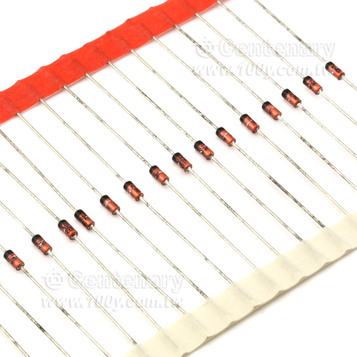 1/2W 3.9Vz DO-35 稽納【ROHS】 - 89239 產品圖片