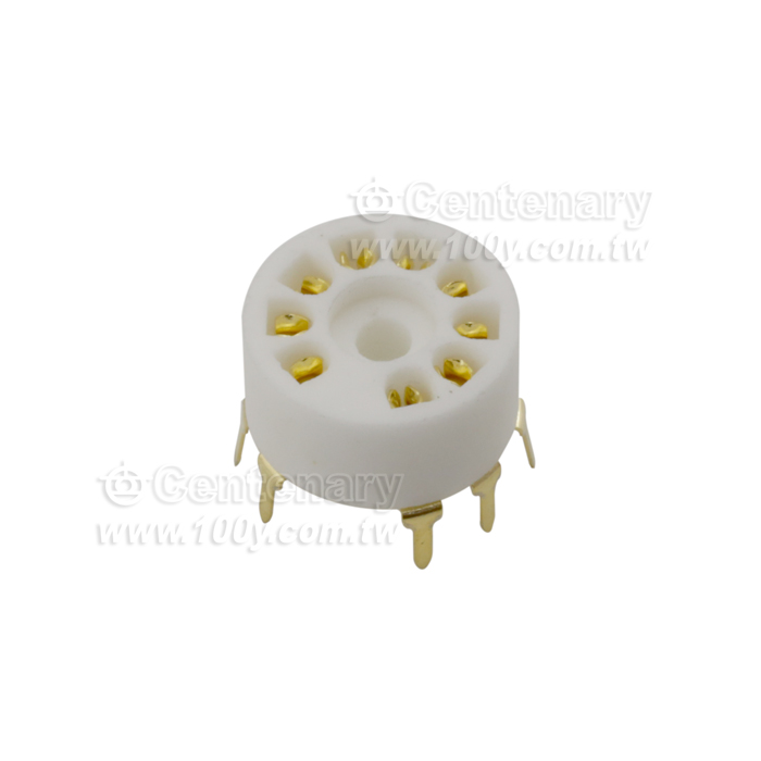 小9腳電子管座陶瓷鍍金膽座PCB插座  - 125431 產品圖片