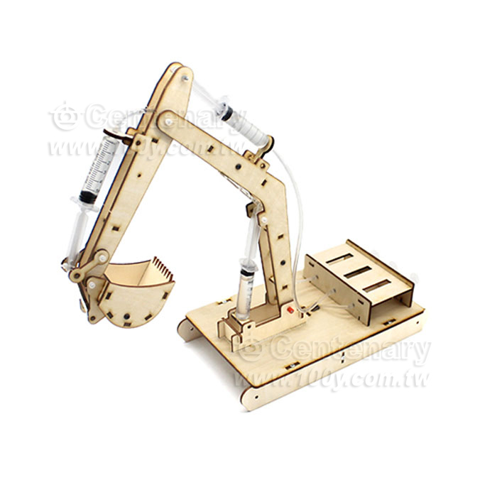Wooden hydraulic excavator model - 126293 Product Image