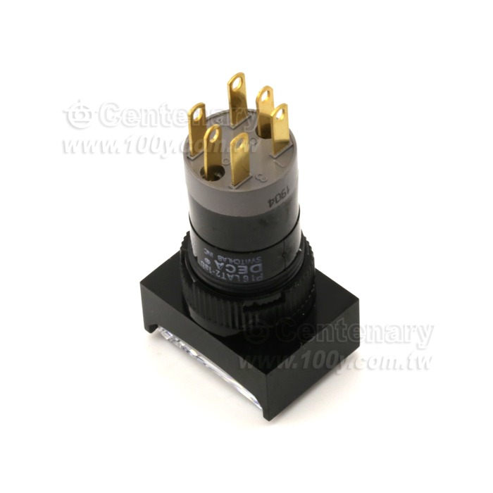 Φ16mm 按鈕開關 白色蓋不含燈 - 126857 產品圖片