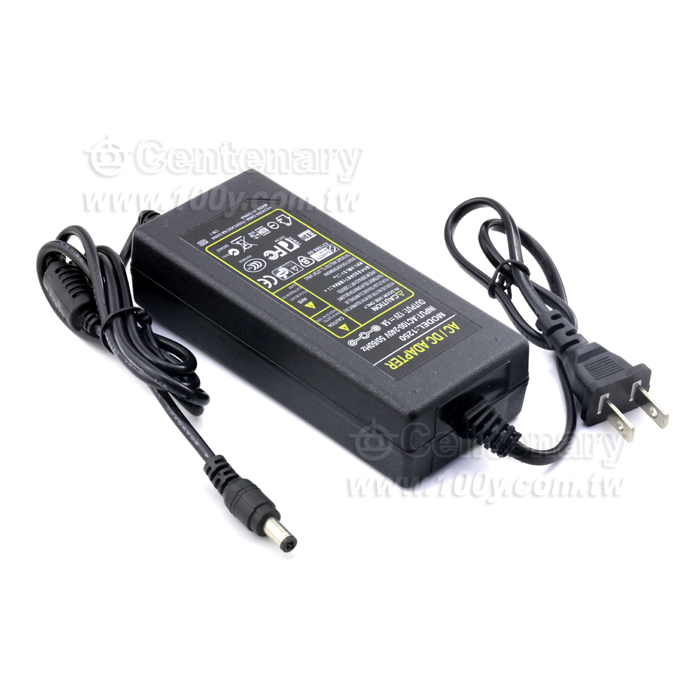 AC100-240V to 12V/5A connector 5.5*2.5mm adapter - 126807 Product Image