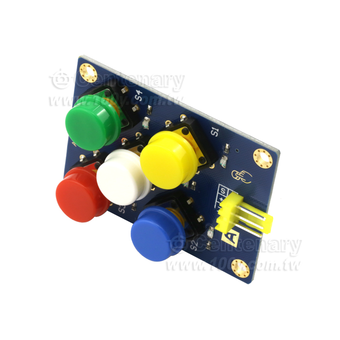 兼容Arduino 模擬式五路大按鈕模塊 ADkeyboard 按鍵模塊 - 126220 產品圖片