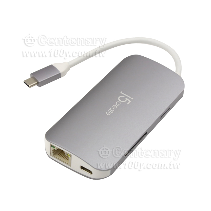 USB3.1 Type-C轉HDMI/千兆網口9合1多屏擴展塢 - 126741 產品圖片