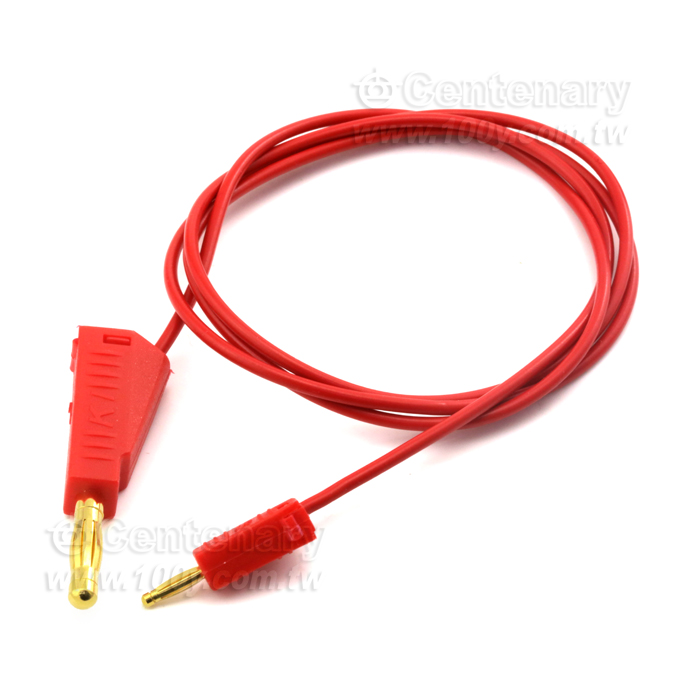 紅色香蕉頭測試線 75cm 10A50V 【ROHS】 - 62195 產品圖片