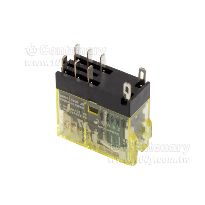 DC24V DPDT 8腳 繼電器 2開2閉 帶LED燈 - 127039 產品圖片