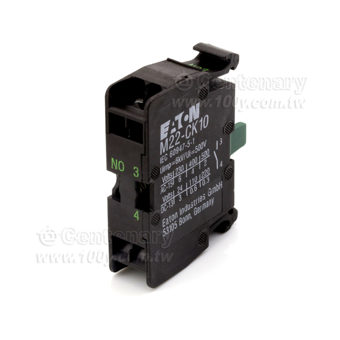 EATON_伊頓輔助觸點(用于M22)  常開 卡簧式插接 - 126920 產品圖片
