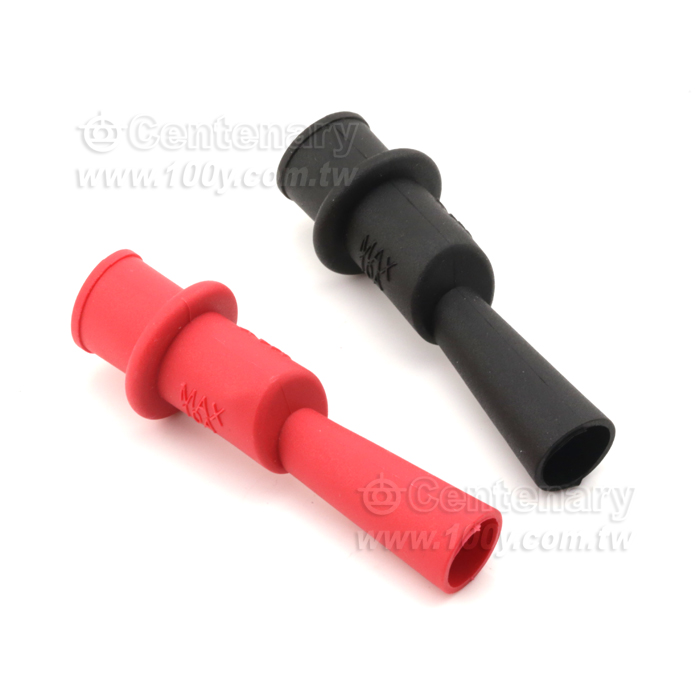 crocodile clip (Red + Black) - 126699 Product Image