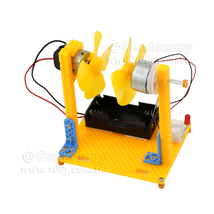 DIY拼裝發明動手製作發電 風力發電模型 - 127525 產品圖片