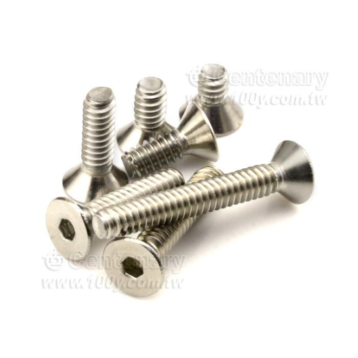 螺紋直徑:6#=3.5mm 全長L:6.35mm - 127411 產品圖片