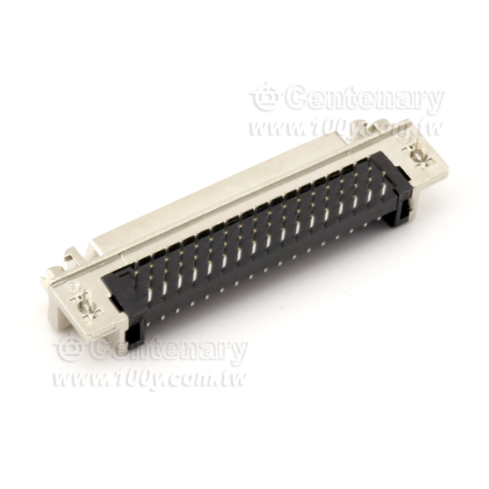 HD-SCSI  孔式母座 68P 90度腳 - 113946 產品圖片
