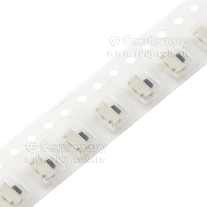 輕觸開關 2*4*3.5 外形尺寸:1.85*4.6mm 黑色頭 - 125674 產品圖片