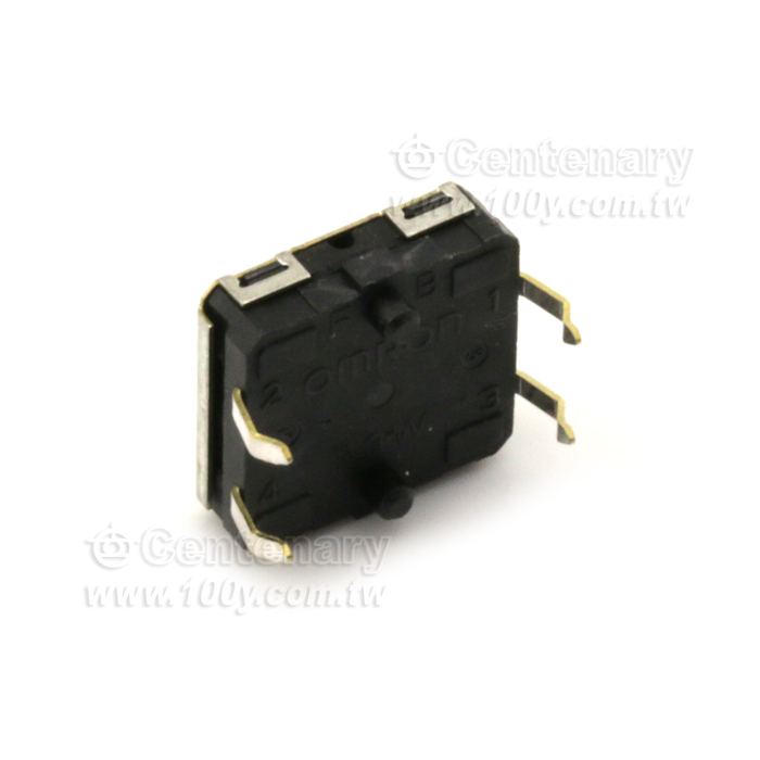 觸動開關 黃色 SPST-NO  0.05A/24V - 128410 產品圖片